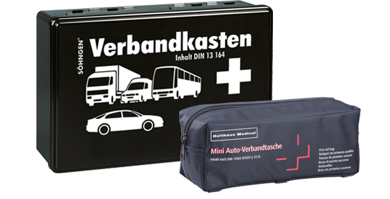 KFZ Verbandtasche - Verbandskasten für das